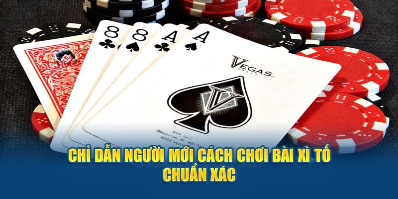 Chỉ dẫn người mới cách chơi bài xì tố chuẩn xác