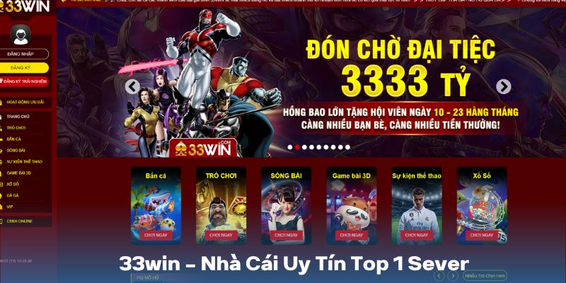 33win - Nhà cái uy tín top 1 Việt Nam